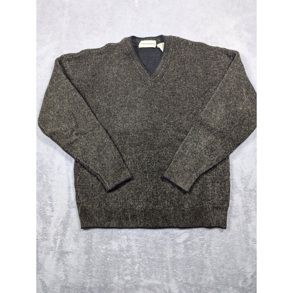 Pronto Uomo Wool Sweater Womens Size XXL Knitted Cabincore Heavy Warm Casual